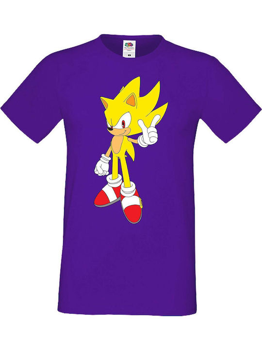 Мъжка тениска Sonic Tales Knuckles Sonic Super ...