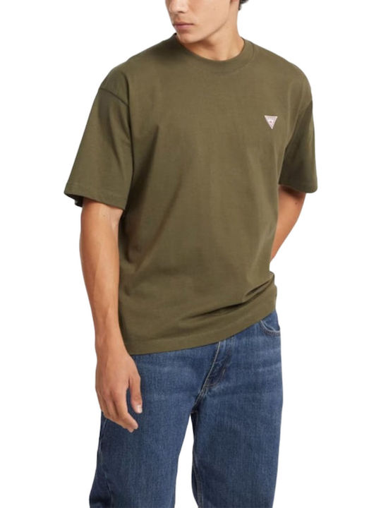 Guess T-shirt Χακί