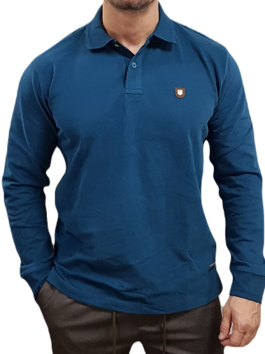 Visconti Polo Short Sleeve Blouse Navy Blue