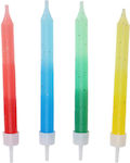 Koopman Birthday Candle Multicolored 8pcs S37400080