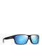 Maui Jim Bărbătești Ochelari de soare cu Negru Cadru și Albastru Oglindă Lentilă B662-02