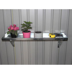 Steelen Basis für Gartenpergola Ράφι aus Metall 80x20cm 1Stück