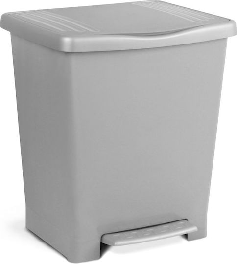 Millennium 23L Gray Pedal Waste Bin Millennium 23L Gray Pedal Waste Bin