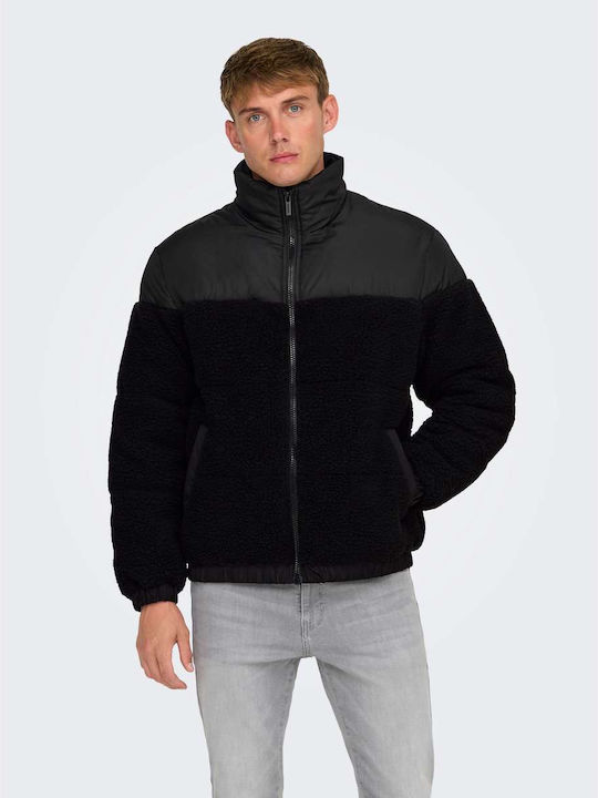 Geacă de Iarnă Puffer Negru