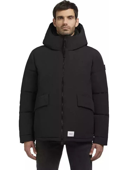 Khujo Зимно Мъжко Яке Puffer Черен