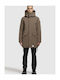 Jacke Wasserdicht Taupe