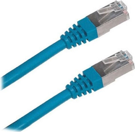 XtendLan S/FTP Cat.6a (Gigabit) Καλώδιο Δικτύου Ethernet 1m Μπλε