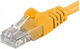 PremiumCord U/UTP Cat.6 (Gigabit) Καλώδιο Δικτύου Ethernet 0.5m Κίτρινο