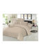 Le Blanc Fern Σεντόνι Διπλό με Λάστιχο 150x200+22εκ. Beige