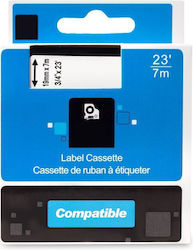 Printline Kompatibles Band Dymo 45803 S0720830 19mm 7m Schwarzer Druck Weißer Hintergrund D1 Printline Kompatibles Band Dymo 45803 S0720830 19mm 7m Schwarzer Druck Weißer Hintergrund D1