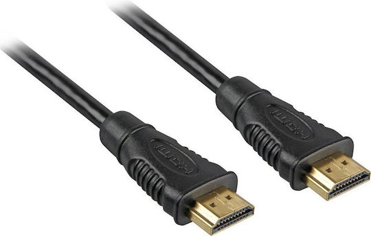 PremiumCord Winkel Kabel HDMI-Stecker - HDMI-Stecker 5m Schwarz
