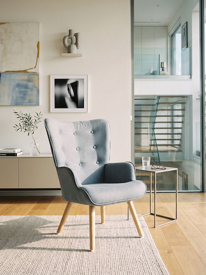 Πολυθρόνα Burnaby 68x68x97.5cm Γκρι Πολυθρόνα Burnaby 68x68x97.5cm Γκρι