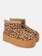 Wildleder Stiefeletten Damen mit Pelz Mehrfarbig