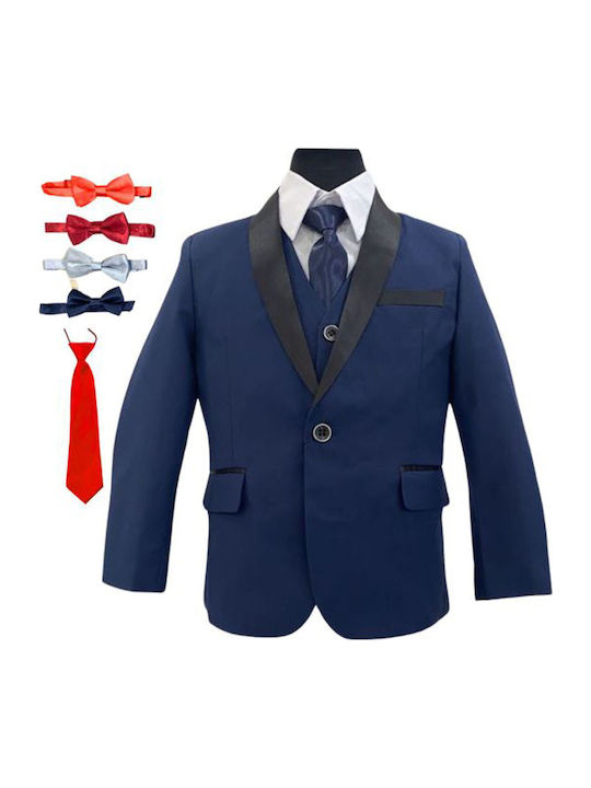 Costum pentru copii De iarnă 5buc Dark Navy Blue Carlos Carlos