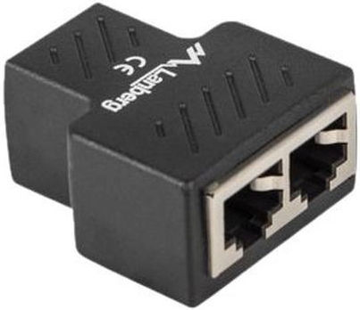 Lanberg Ethernet Splitter ADS-RJ45-2RJ45-OS RJ45 1τμχ