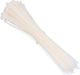 Fischer Pack of 100pcs White Plastic Cable Ties 200x3.6mm