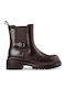 Damen Chelsea Stiefeletten Braun