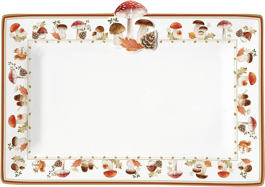 Marva Serving Platter Rectangular made of Porcelain White 35x25cm Marva Serving Platter Rectangular made of Porcelain White 35x25cm
