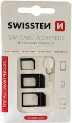 Swissten Sim Card Adapter Kit + Needle