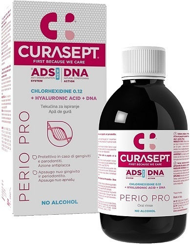 Curasept ADS DNA Perio Pro Στοματικό Διάλυμα για την Ουλίτιδα, κατά της Περιοδοντίτιδας & της Πλάκας 200ml