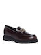 Leather Women's Moccasins in Brown Color