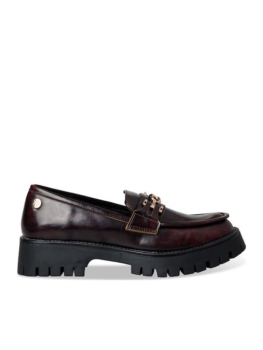 Envie Shoes Women's Loafers in Red Color