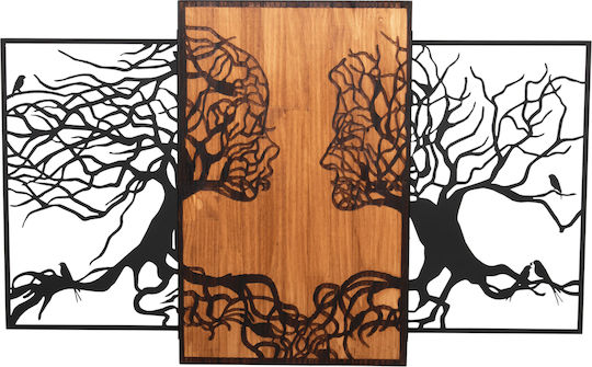 HomeMarkt 3D Gemischte Kunst Illusion aus Hölzernes 125,5cm