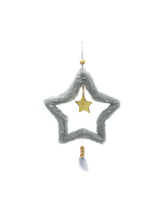 Star Charm with Gray Fur