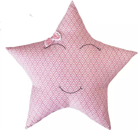 Bunny Bebe Handmade Nursery Decor Cradle Pillow Pink 45x45cm