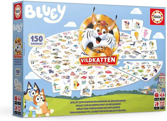 Brettspiel Vildkatten Bluey für 1-6 Spieler 4+ Jahre Educa