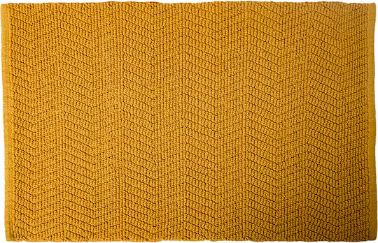 Rainbow Badematte Baumwolle Rechteckig Ellia Yellow 80x50cm