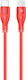 Tellur Silikon Typ-C zu Typ-C Kabel PD60W 1m Rot