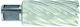 HSS Kernbohrer Ø18x80x50 mm Langserie Weldonschaft Ø19 mm Unbeschichtet Glänzend