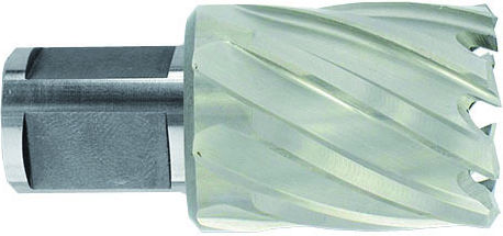 HSS Kernbohrer Ø12x60x30 mm Kurzserie Weldonschaft Ø19 mm Blank Unbeschichtet