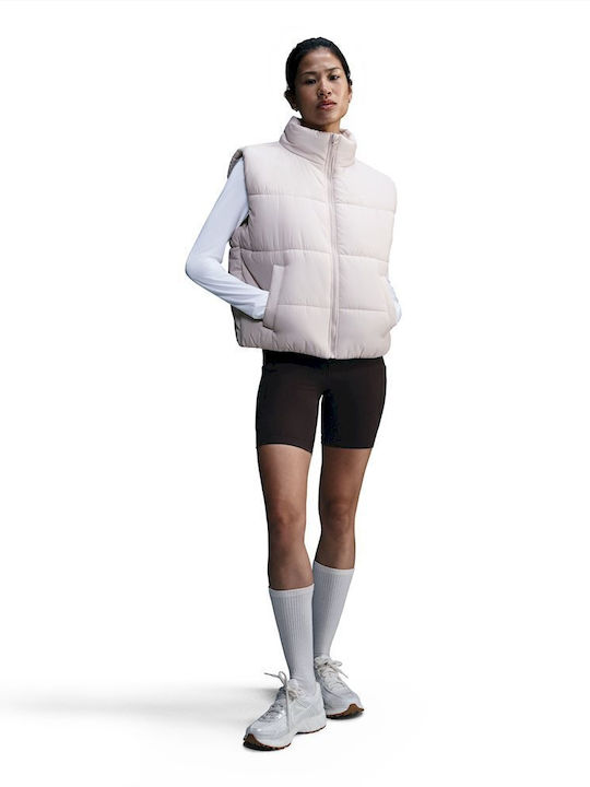 Sportswear Scurtă Jachetă de femei Fără mâneci Puffer Graphite