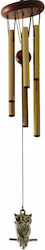 Wind Chime 6 Metal Sound Tubes Home Garden Classic Model Owl