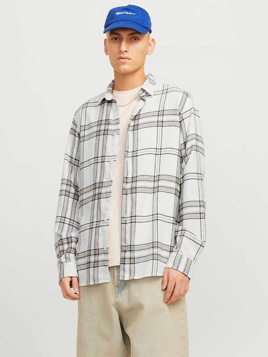 Jack & Jones Long-sleeved Flannel Shirt Checked...