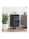 Office Storage Drawer Metal Anthracite 35x39x73.5cm