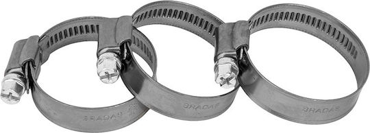 Stainless Steel Zebra Hose Clamp Bradas 25-40mm