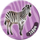 Runder Magnet Tiere 4 Zebra