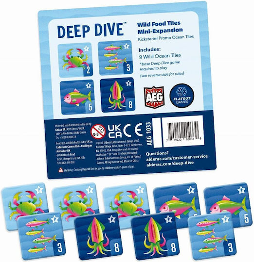 Επέκταση Παιχνιδιού Deep Dive Wild Foot Tiles για 1-6 Παίκτες 10+ Ετών (EN) Alderac