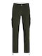 Men's Cargo Trousers Elastic Tapered Green