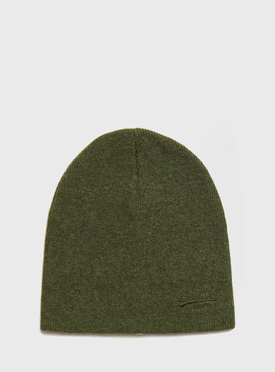 D3 Sdna Essential Logo Knitted Beanie Beanie Beanie Knitted in Green color