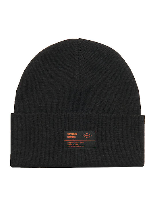 Surplus Beanie Γυναικείος Σκούφος Πλεκτός σε Μαύρο χρώμα
