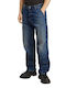 Carpenter 3d Men's Jeans Pants with Loose Fit Blue