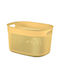 Grozs Filo Storage Basket L 18L 38x28x22cm Yellow