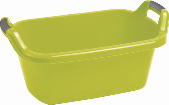 Bol oval cu mânere 35l verde