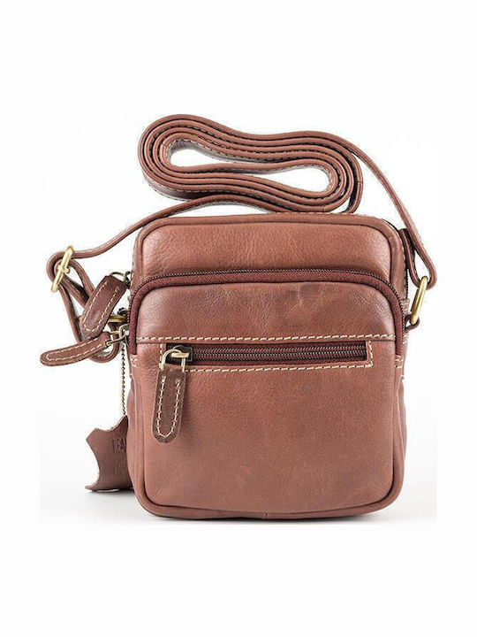 Leather Creations XK Дамска Мъжка Чанта За Рамо...