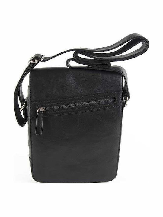 Leather Men's Bag Shoulder / Crossbody Black
