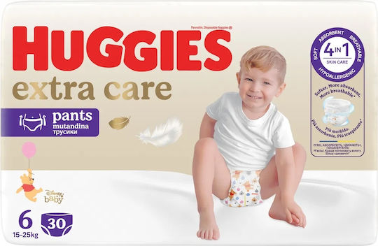 Huggies Windelhosen Extra Care Nr. 6 für 15-25kg 30cm